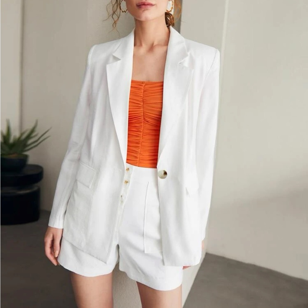 White Blazer